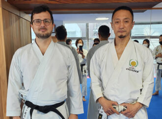 In un dojo a Tokyo per praticare Karatedo